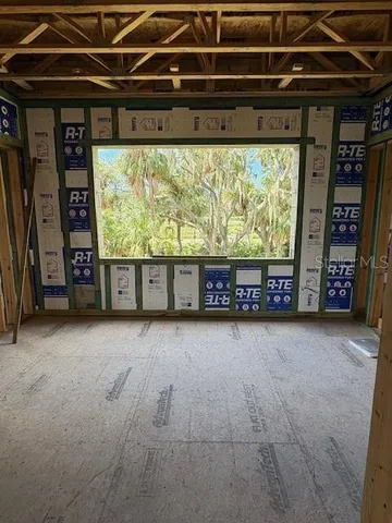 a view of an front door