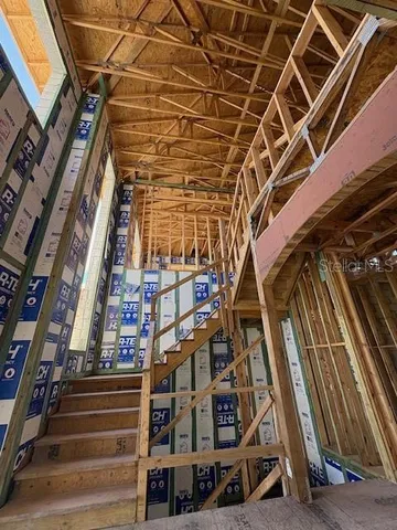 a view of a living room and utility room