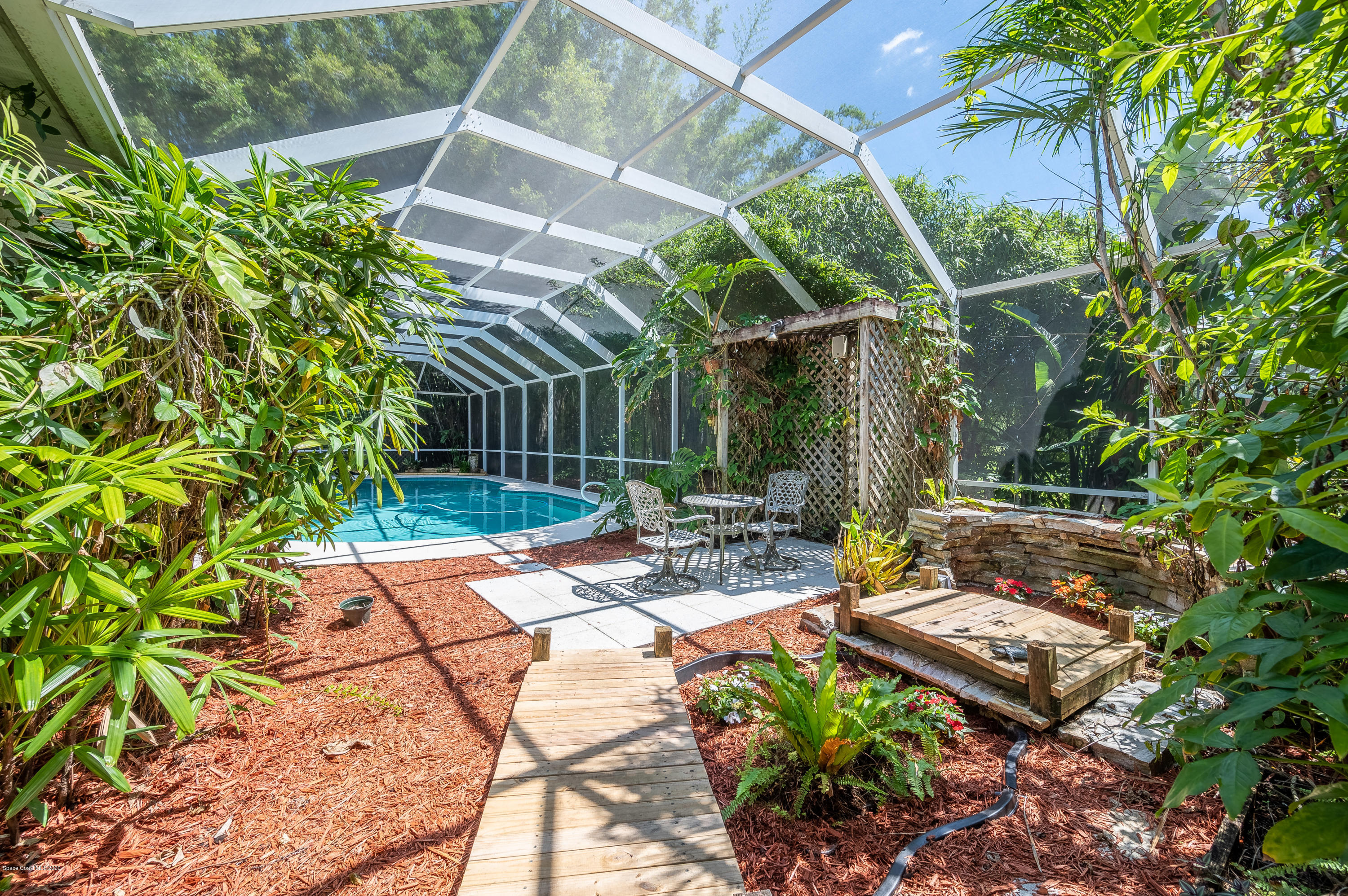 3135 Weber Road Malabar, FL 32950 - Photo 11 of 45 Poolside View
