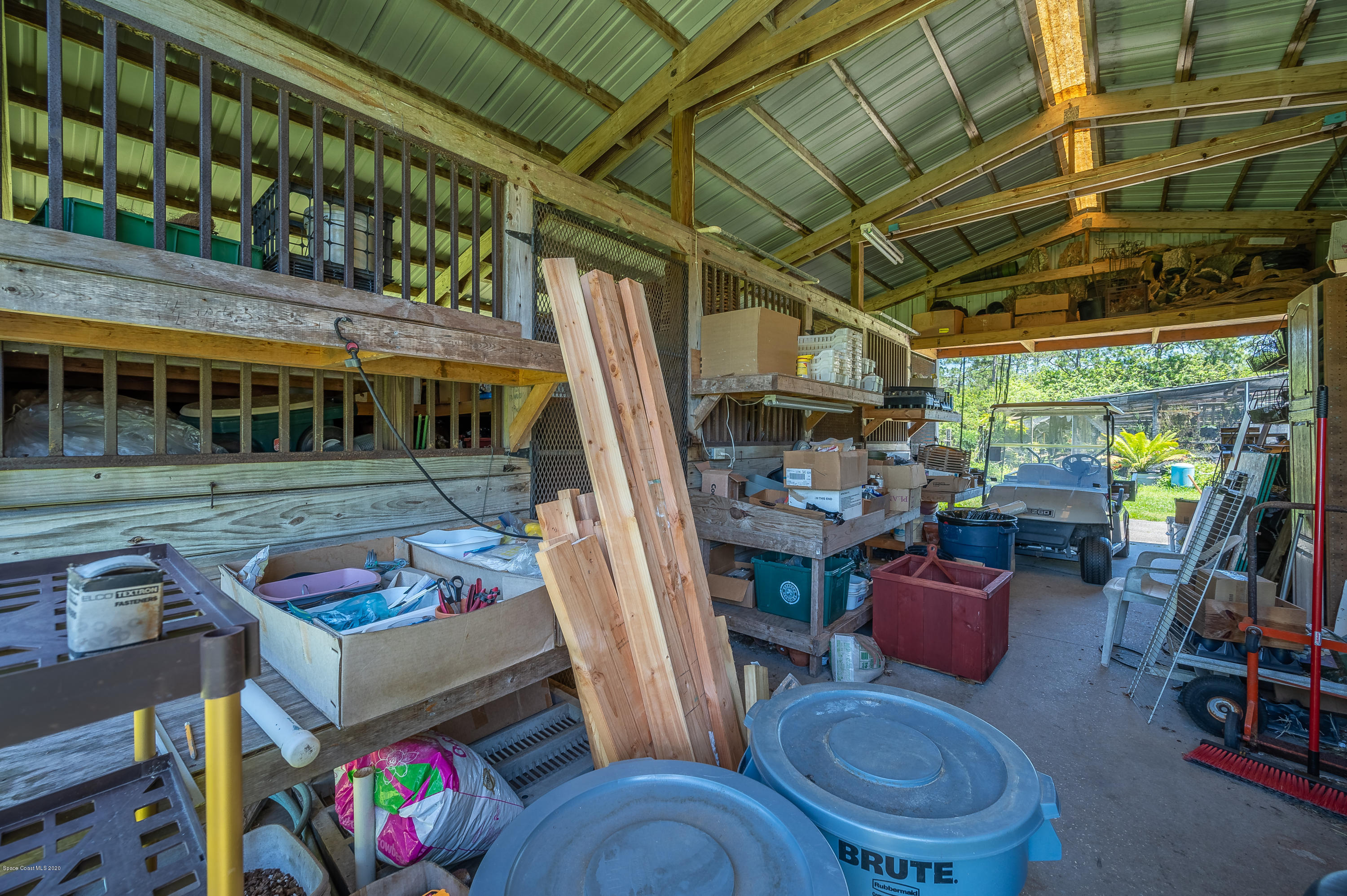 3135 Weber Road Malabar, FL 32950 - Photo 40 of 45 Barn Workshop Storage