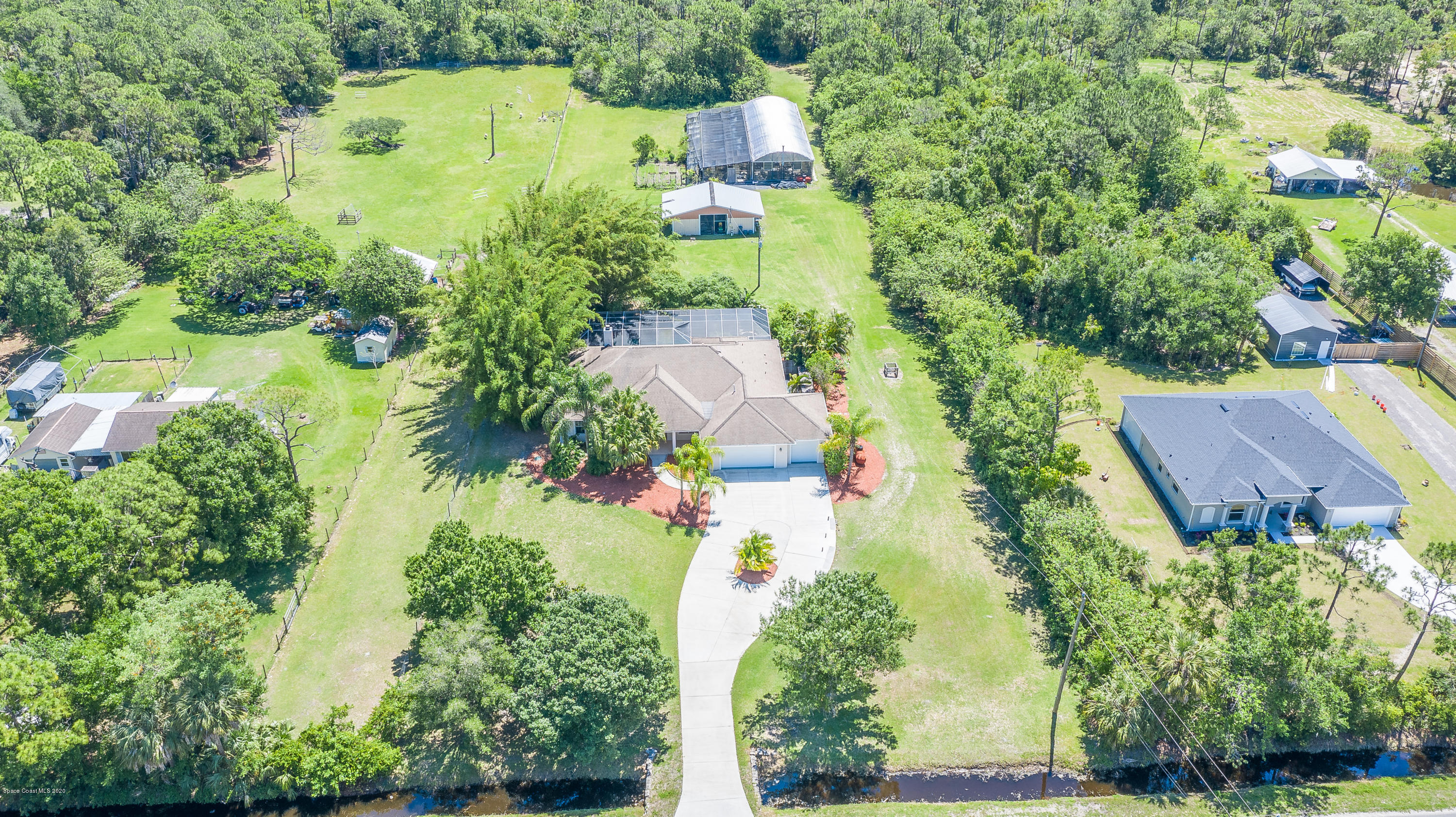 3135 Weber Road Malabar, FL 32950 - Photo 41 of 45 Property Aerial