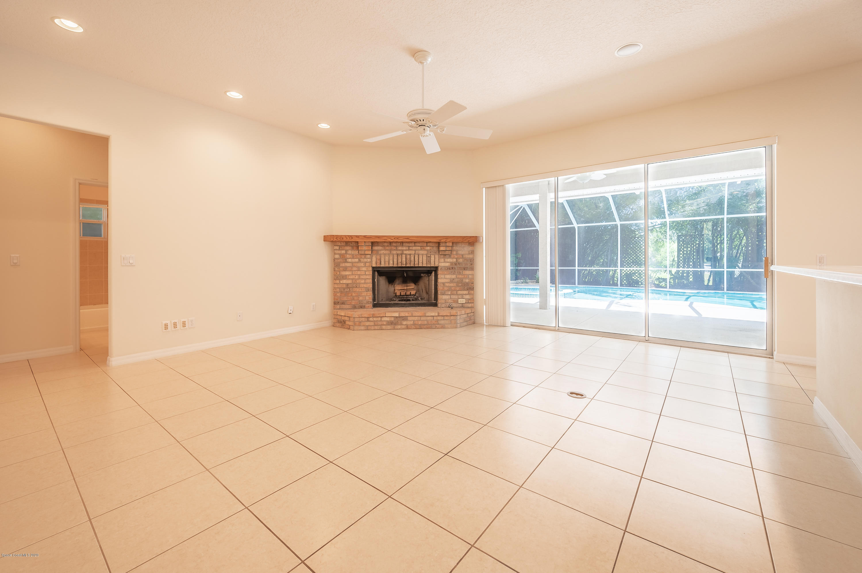 3135 Weber Road Malabar, FL 32950 - Photo 7 of 45 Great Room Fireplace