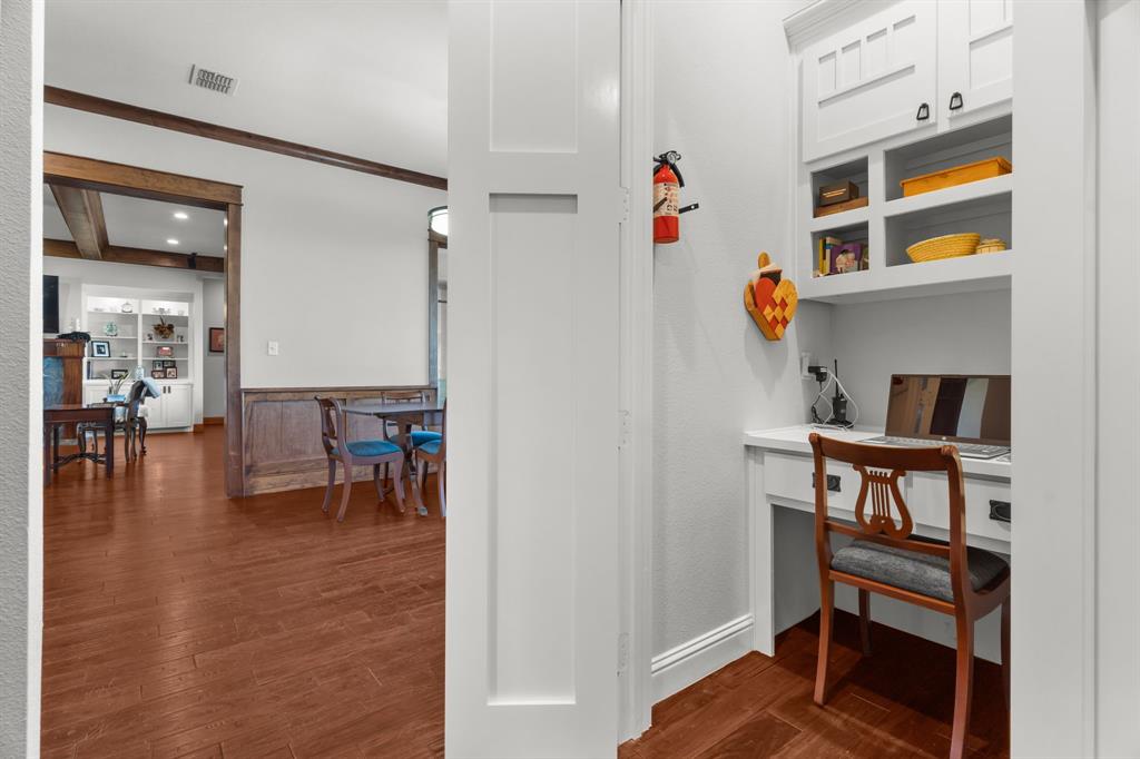 1206 Jc Maples Road Gunter, TX 75058 - Photo 19 of 40 a view of dining room with furniture and wooden floor