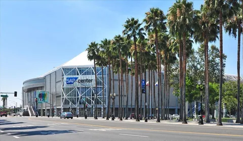 a view of a building with a street