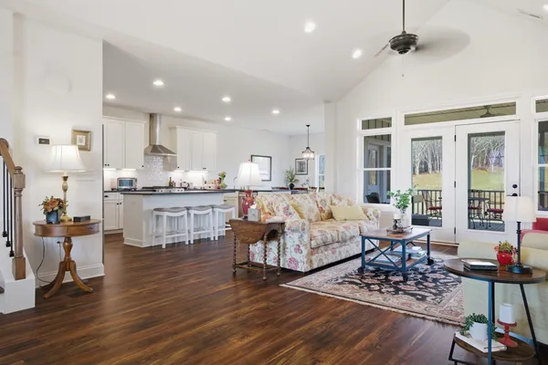 a view of walk in closet with clothes