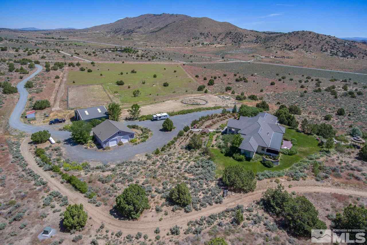 1215 Goldstone Road Reno, NV 89508 - Photo 3 of 23 an aerial view of a house with a garden