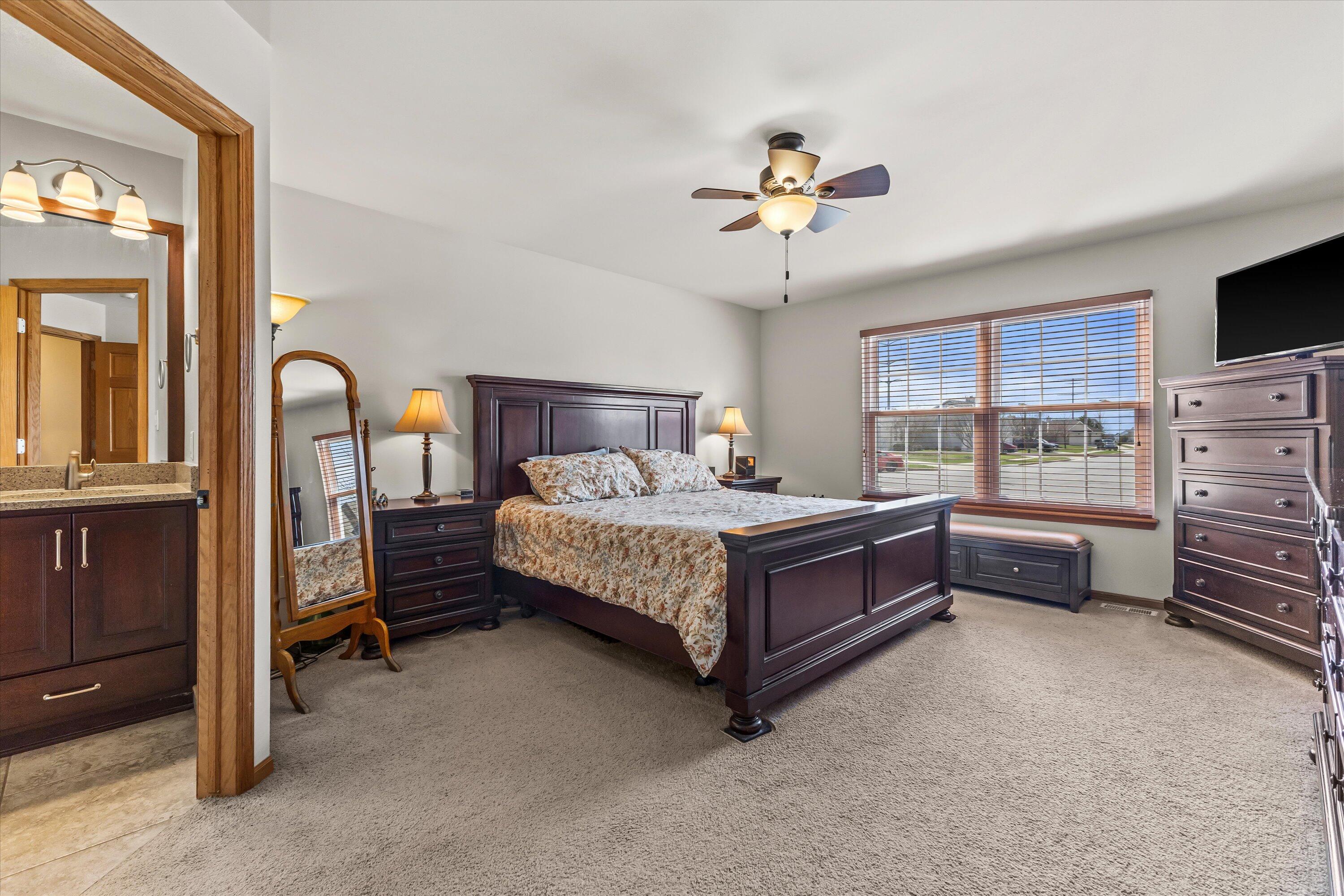 8316 Ivanhoe Place Sturtevant, WI 53177 - Photo 13 of 41 Primary Bedroom