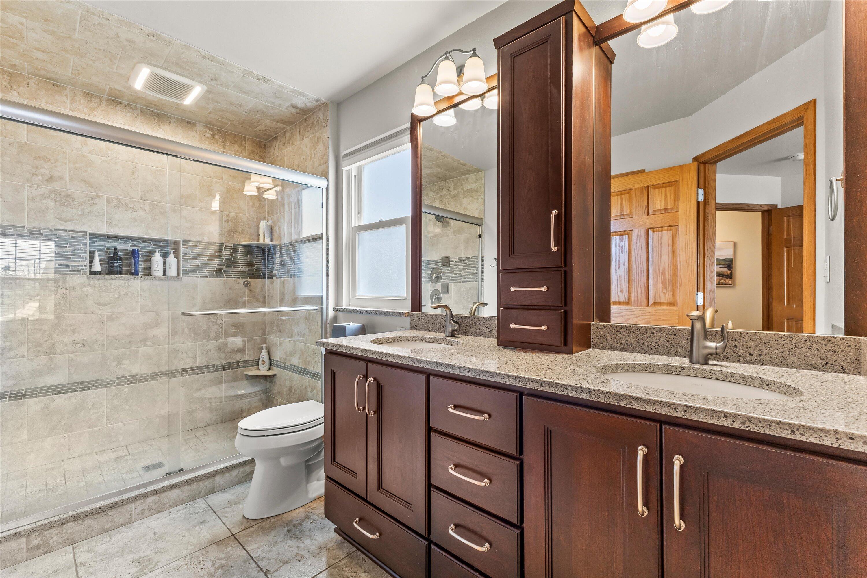 8316 Ivanhoe Place Sturtevant, WI 53177 - Photo 15 of 41 Large Private Bath off Primary Bedroom