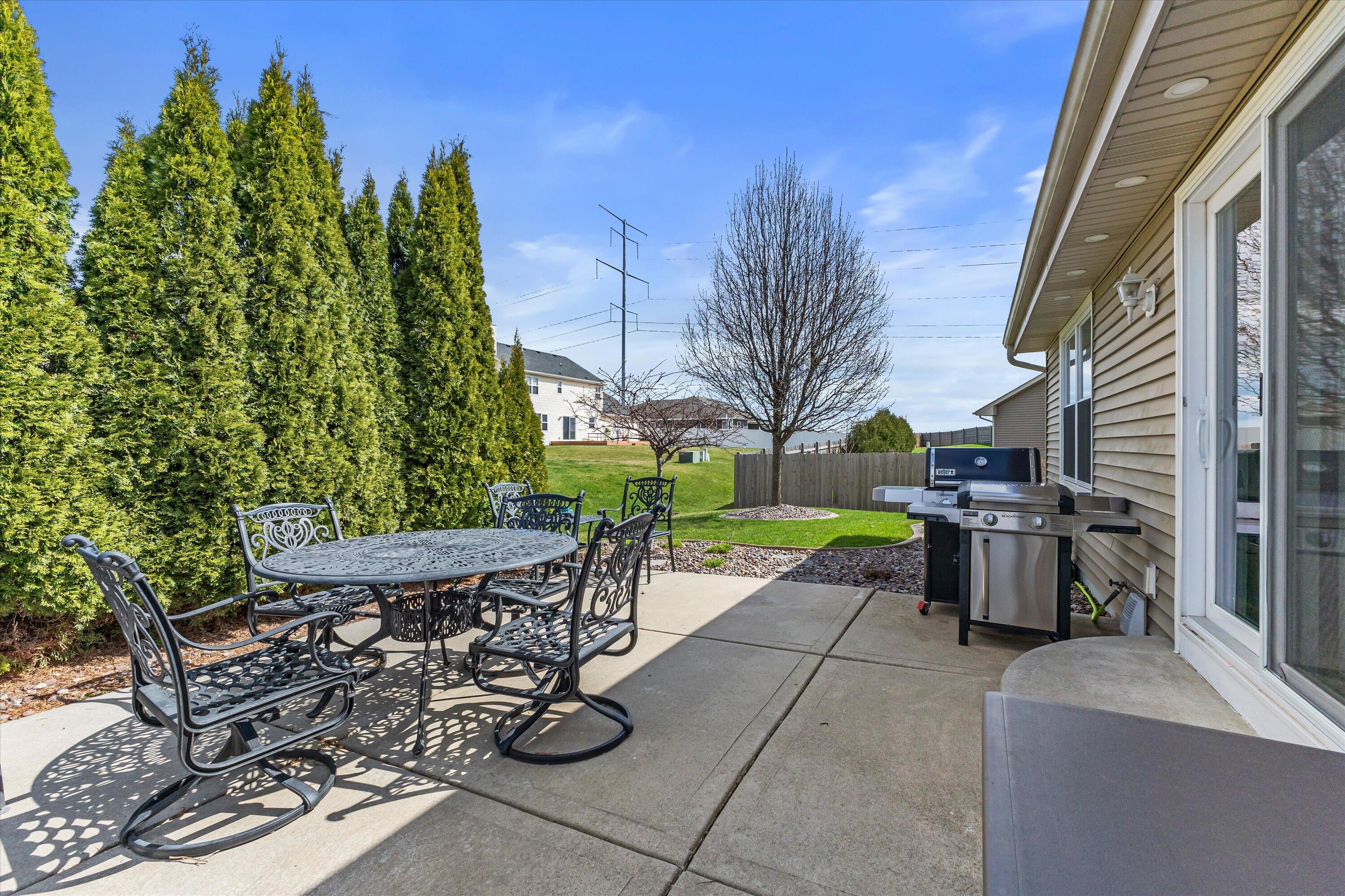 8316 Ivanhoe Place Sturtevant, WI 53177 - Photo 36 of 41 Private Patio