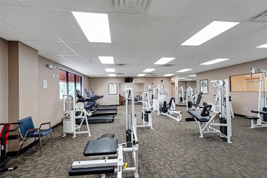 361 South Hollybrook Drive, Unit 201 Pembroke Pines, FL 33025 - Photo 44 of 52 a view of a room with gym equipment