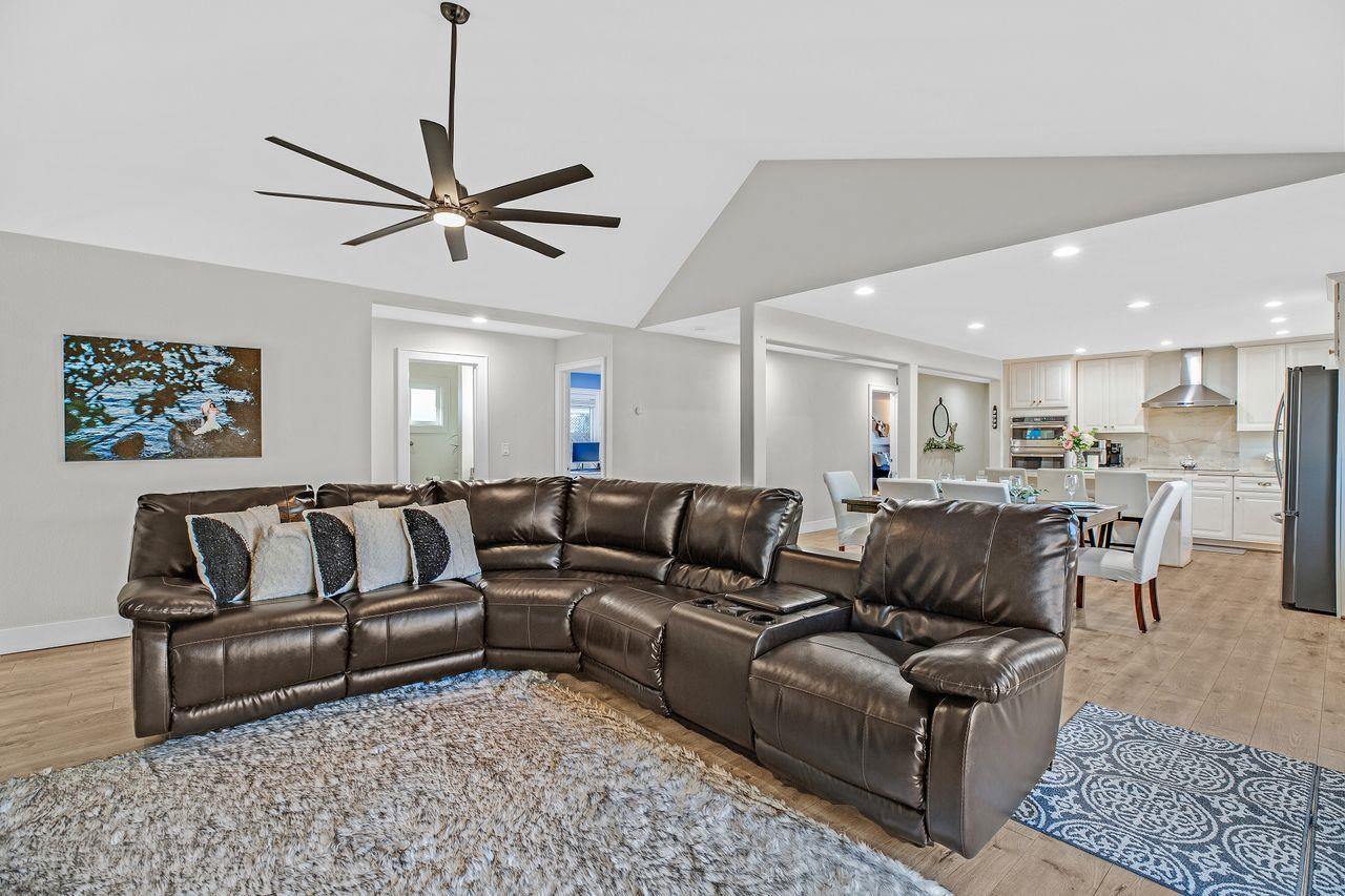 17745 Park Way Morgan Hill, CA 95037 - Photo 13 of 36 a living room with furniture and a view of kitchen
