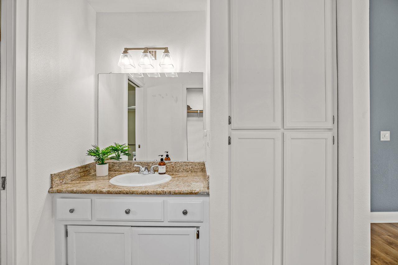 17745 Park Way Morgan Hill, CA 95037 - Photo 21 of 36 a bathroom with a sink and a mirror