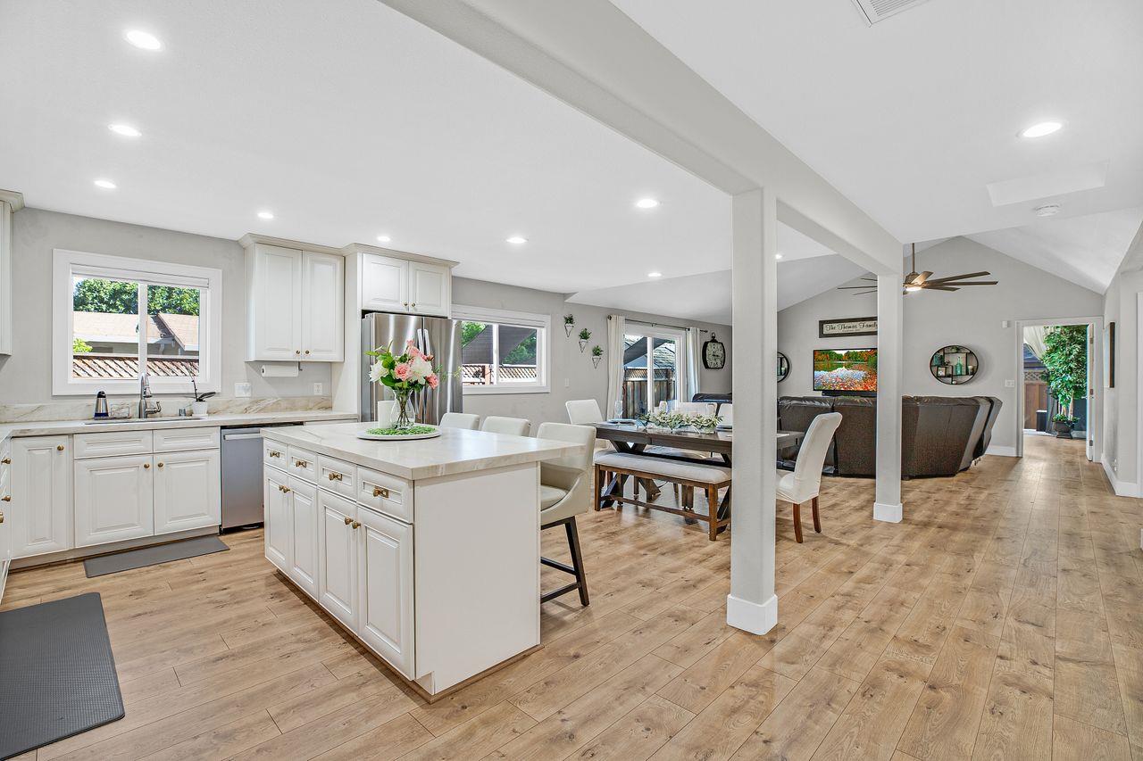 17745 Park Way Morgan Hill, CA 95037 - Photo 9 of 36 a kitchen with sink stove and cabinets