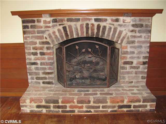 116 Midfield Road North Chesterfield, VA 23236 - Photo 12 of 19 Den/Family/Great Room - Brick Fireplace with Gas L