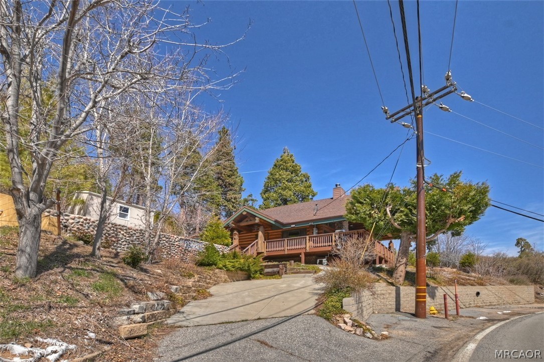 29632 Hook Creek Road Cedar Glen, CA 92321 - Photo 42 of 43 a view of a house with a yard