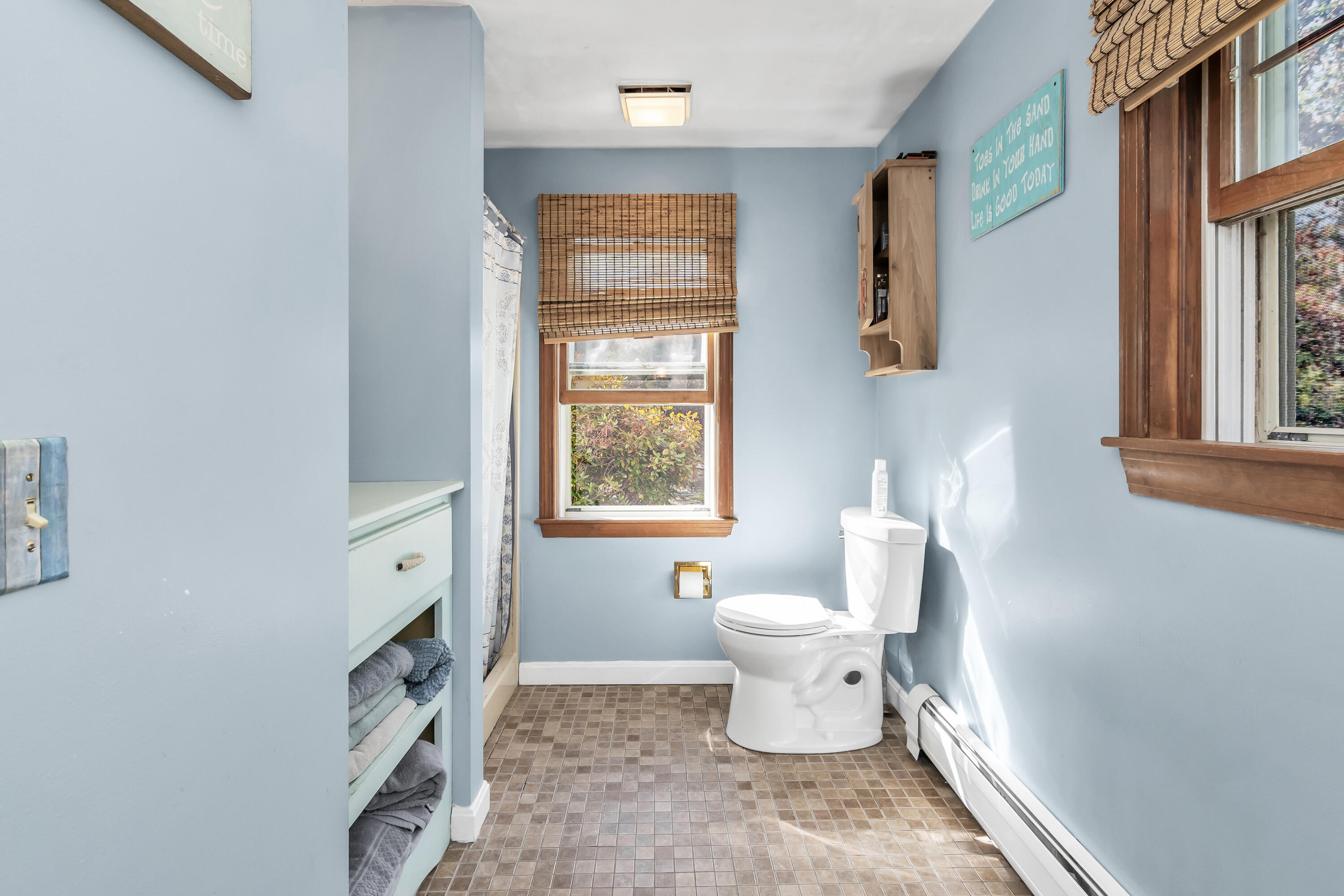 76 Trout Brook Road Mashpee, MA 02649 - Photo 21 of 43 a bathroom with a toilet sink and mirror