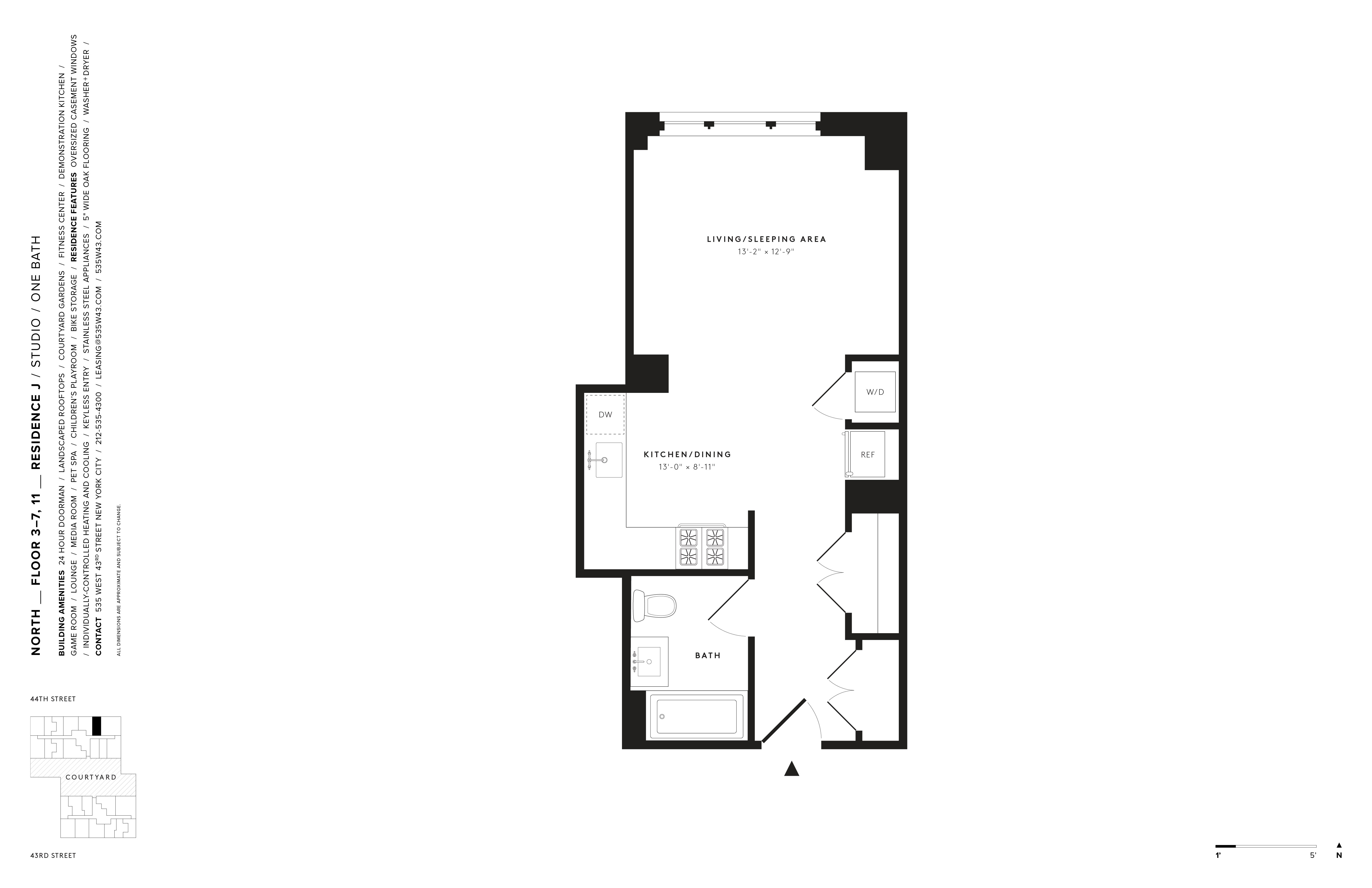 535 West 43rd Street, Unit NORTH 3J Manhattan, NY 10036 - Photo 18 of 18