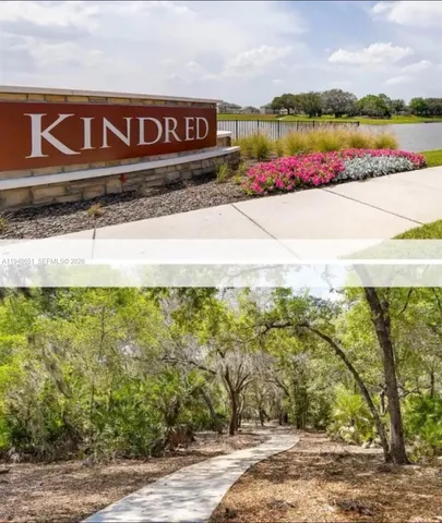 a view of a street with an ocean view