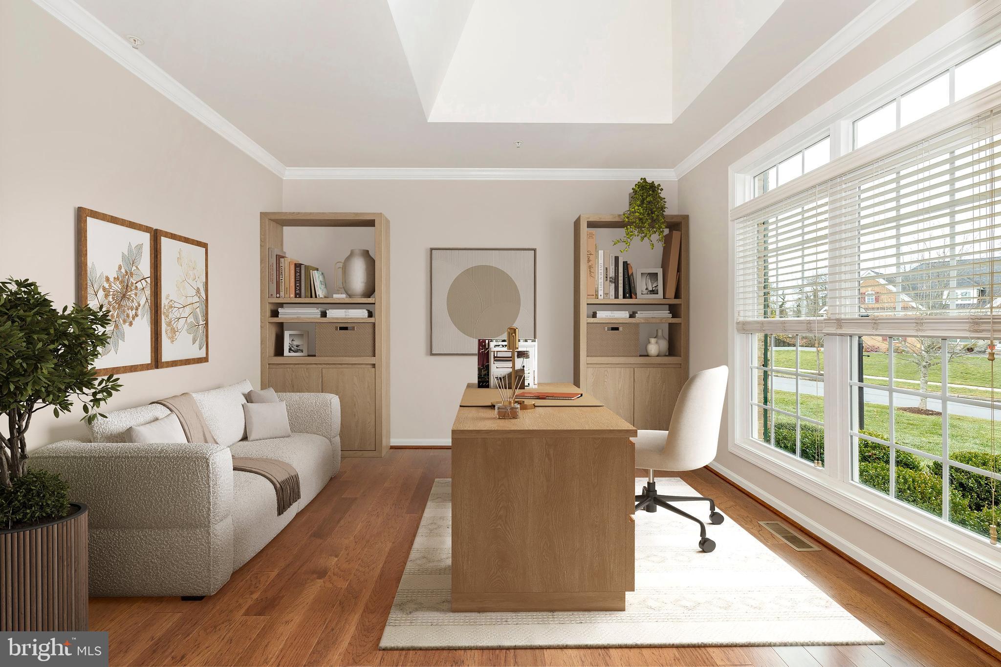 20209 Bupp Road Poolesville, MD 20837 - Photo 7 of 78 Virtually Stages Living Room/Office