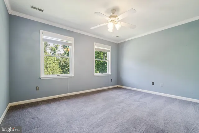 a view of an empty room