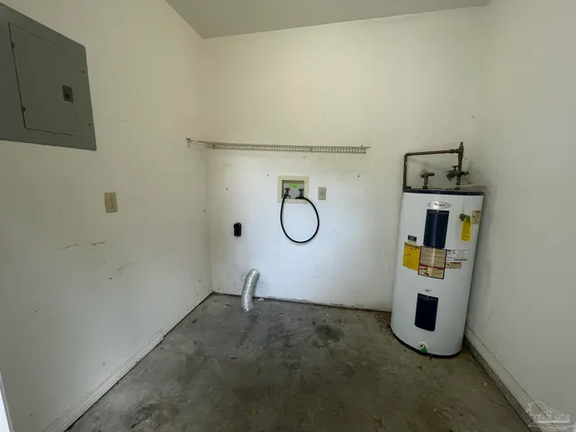 a view of backyard with small cabin