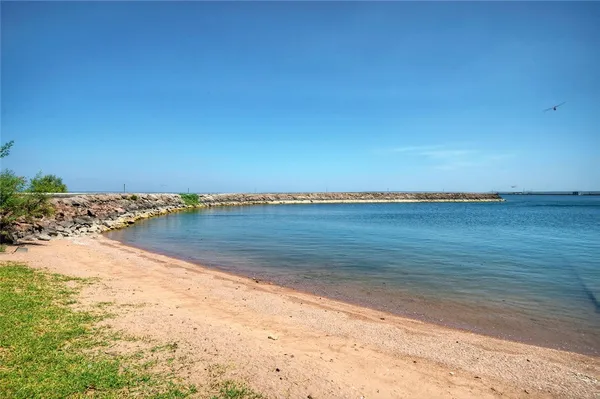 a view of an ocean beach