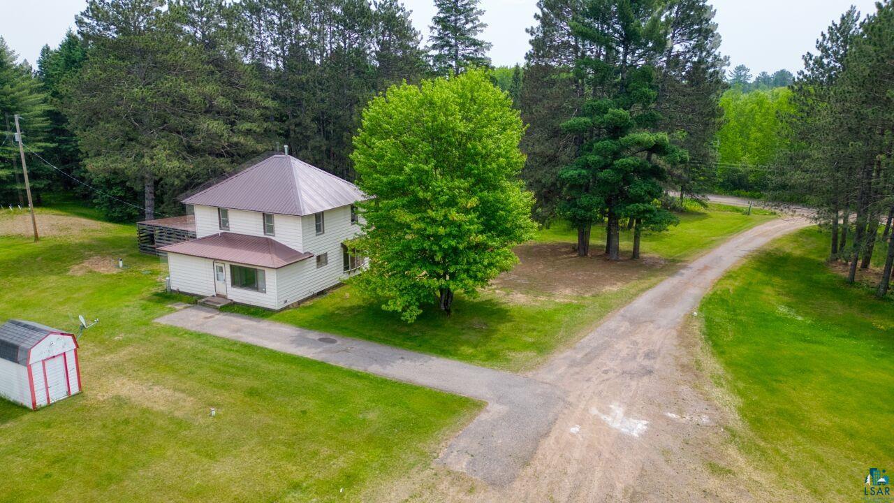 Aerial view of property and surrounding area