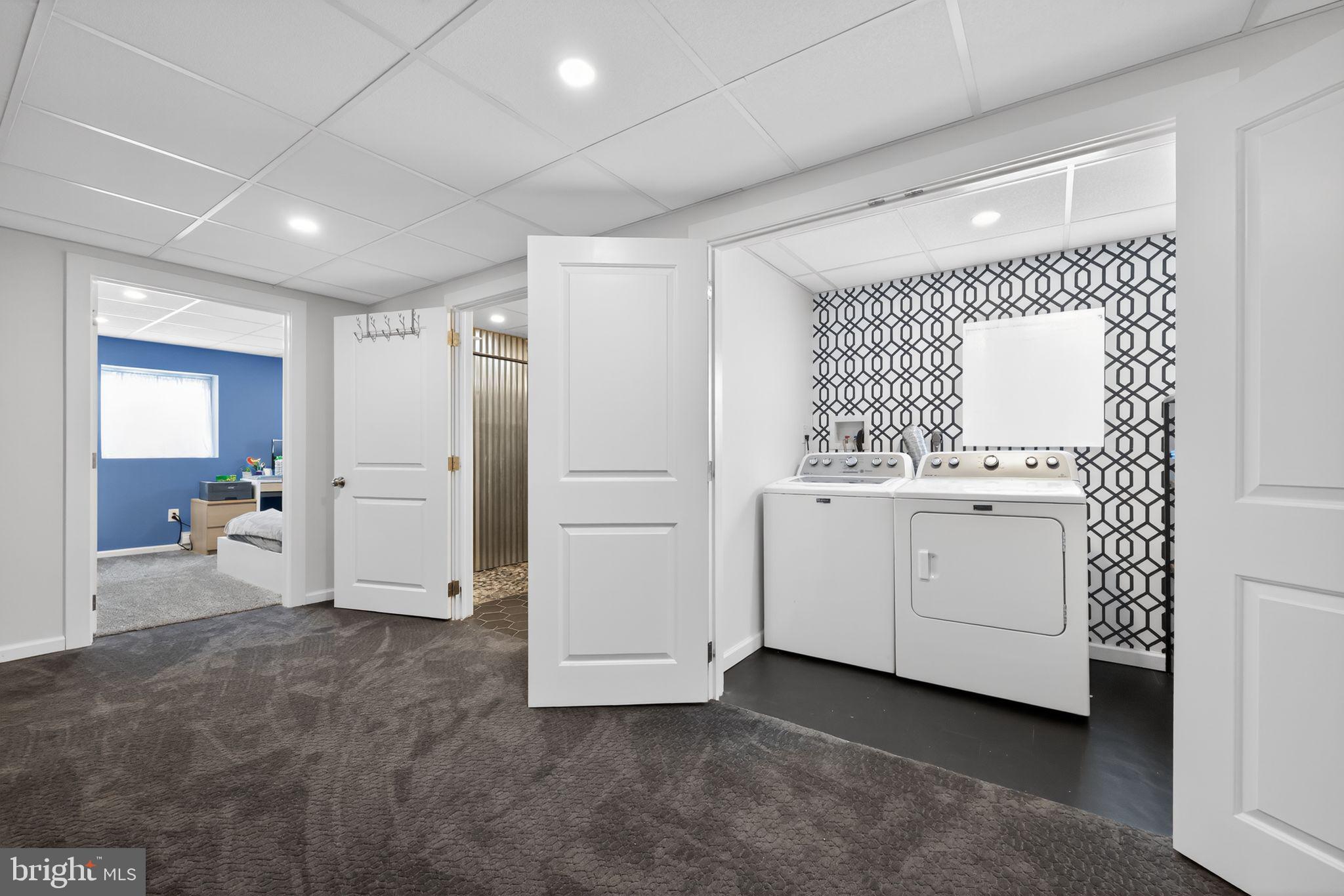 711 Brookhaven Road Wallingford, PA 19086 - Photo 26 of 35 a view of a hallway to closet and utility room