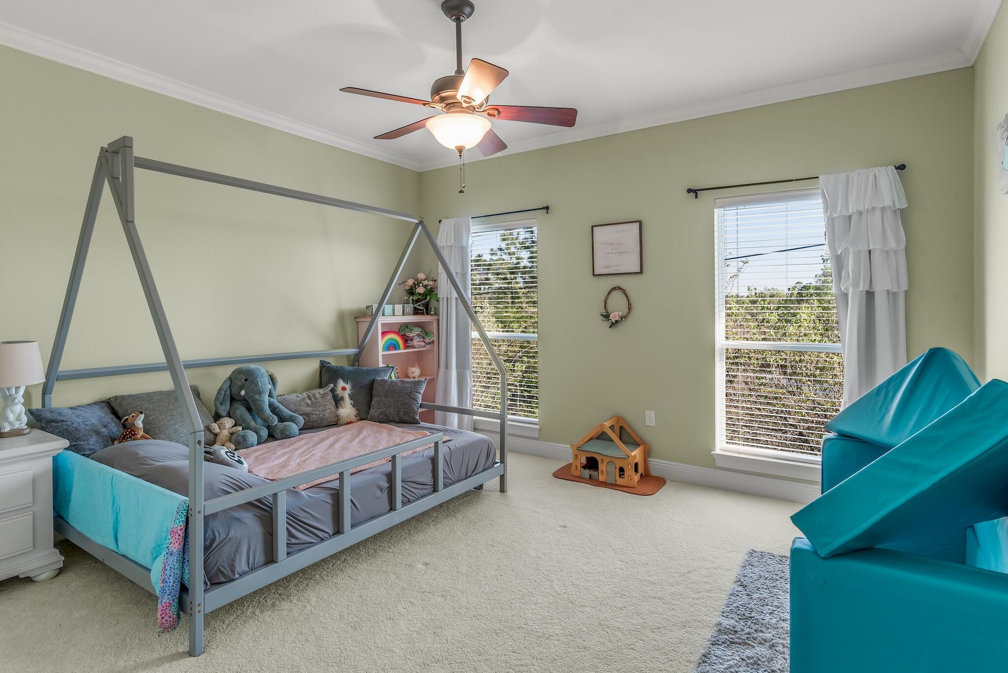 188 West Harborview Road Santa Rosa Beach, FL 32459 - Photo 34 of 93 a bedroom with bed and a window