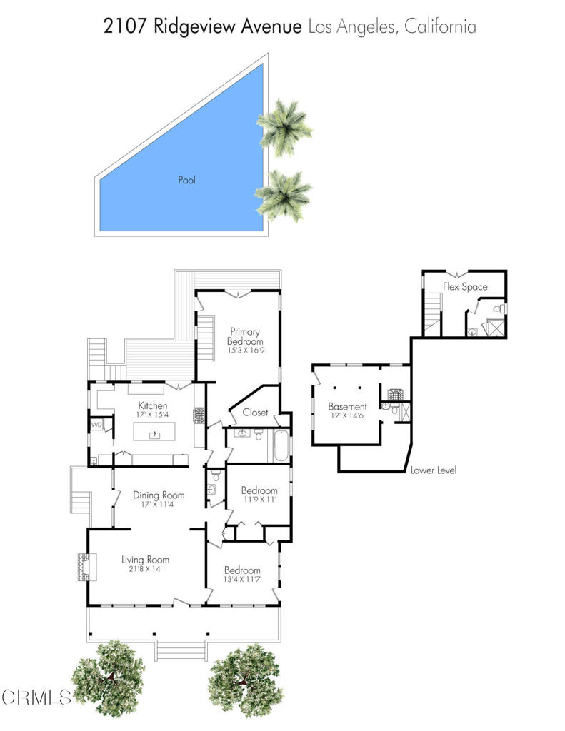 2107 Ridgeview Avenue Los Angeles, CA 90041 - Photo 43 of 43 Ridgeview-Floor-Plan