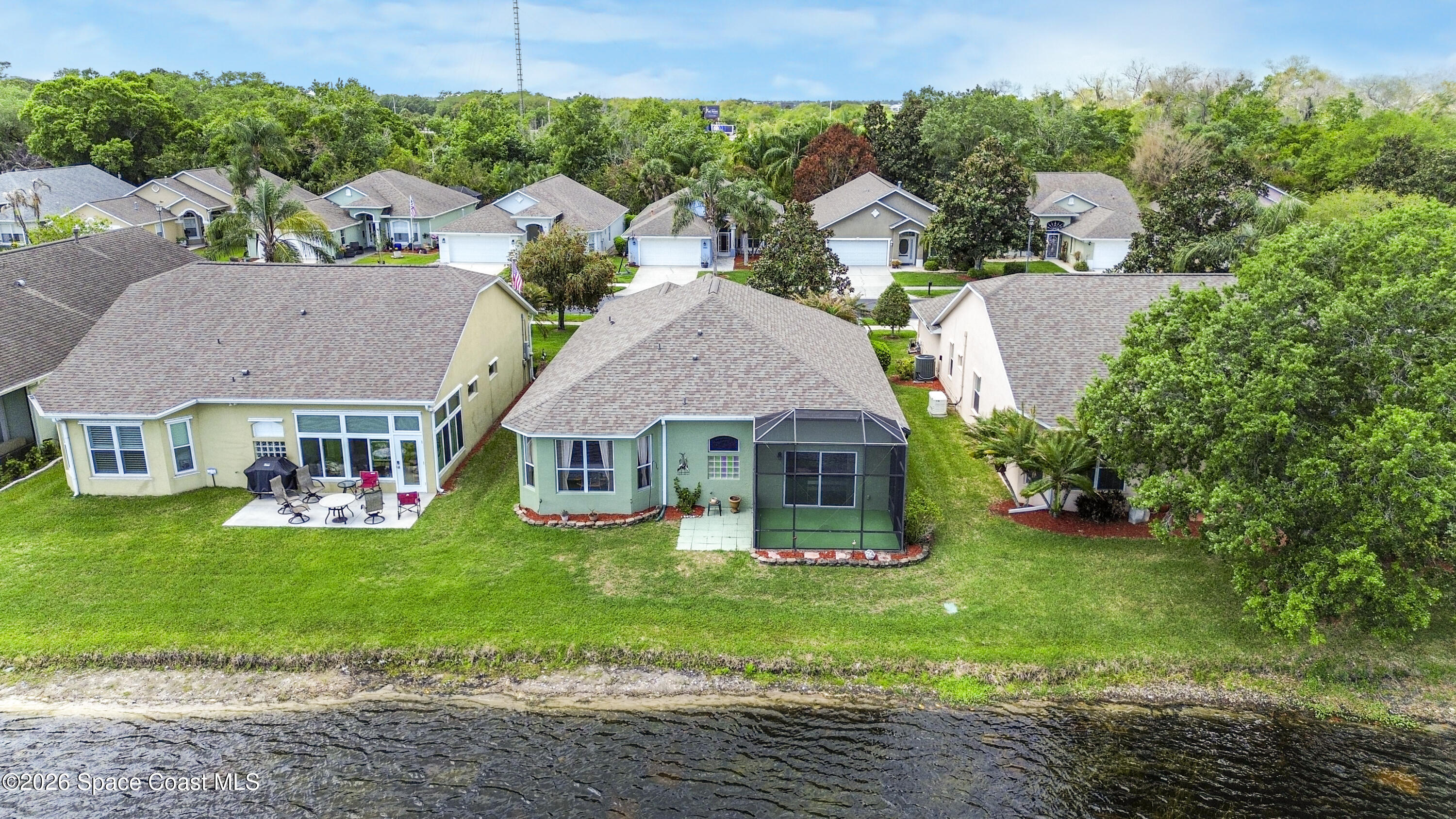 1705 Ficus Point Drive Melbourne, FL 32940 - Photo 18 of 21 20 - Aerial