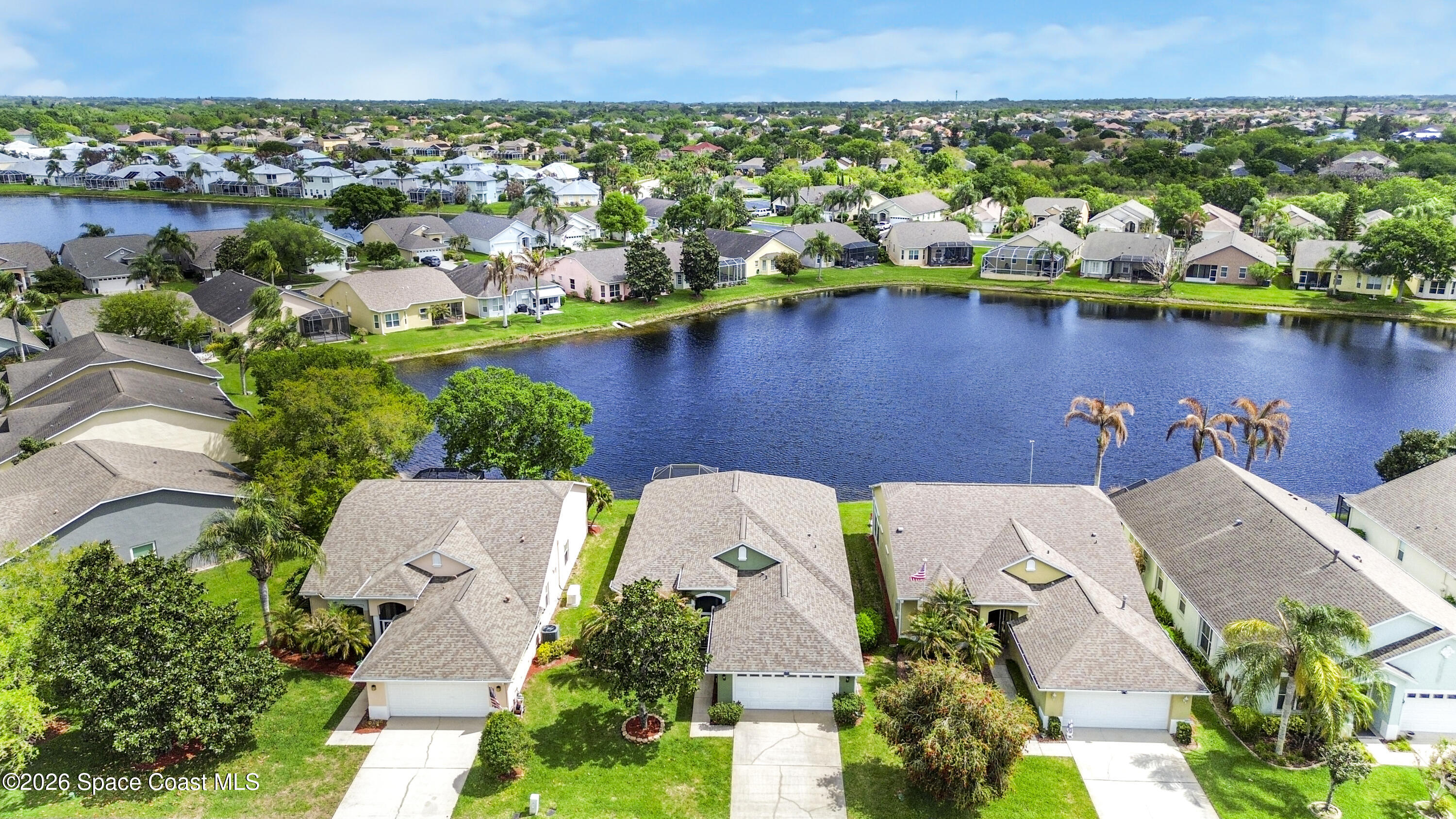1705 Ficus Point Drive Melbourne, FL 32940 - Photo 19 of 21 21 - Aerial