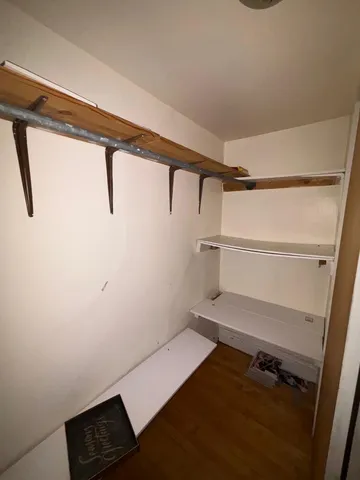a view of walk in closet