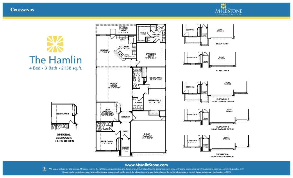 431 Dogvane Circle Kyle, TX 78640 - Photo 39 of 39 Hamlin Floor Plan
