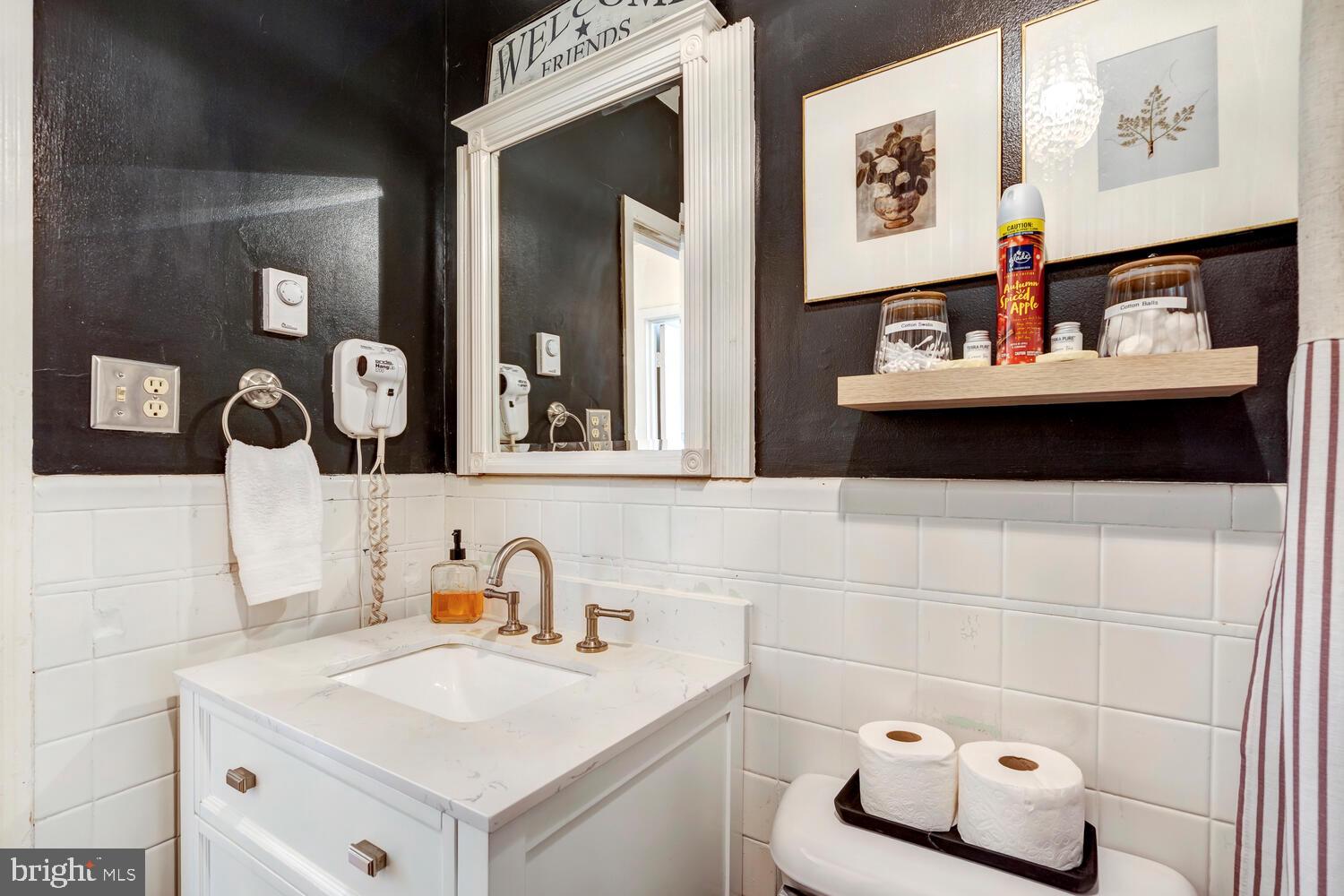 6235 South Page Valley Road Luray, VA 22835 - Photo 20 of 52 Chic bathroom with modern accents.
