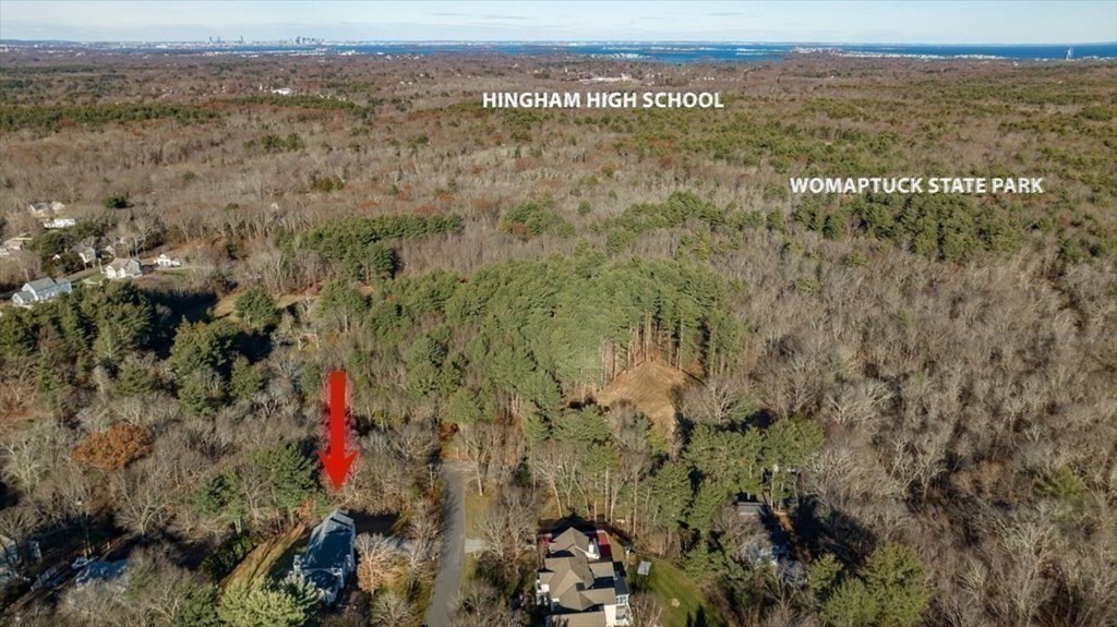 1 Huckleberry Hill Lane Hingham, MA 02043 - Photo 29 of 30 a view of an outdoor space and a lake view