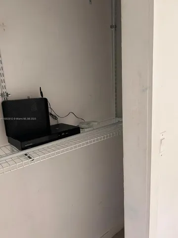 a view of a rack on the wall