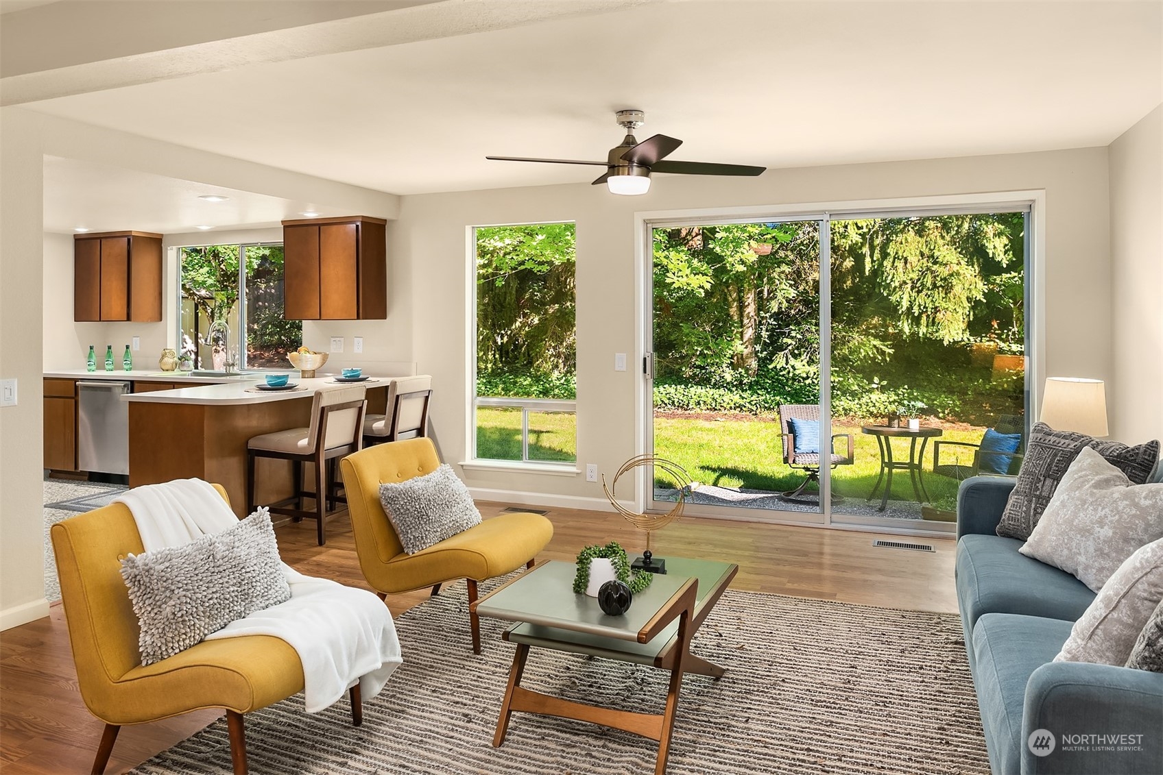 16617 24th Drive Southeast Bothell, WA 98012 - Photo 12 of 29 a living room with furniture and a large window