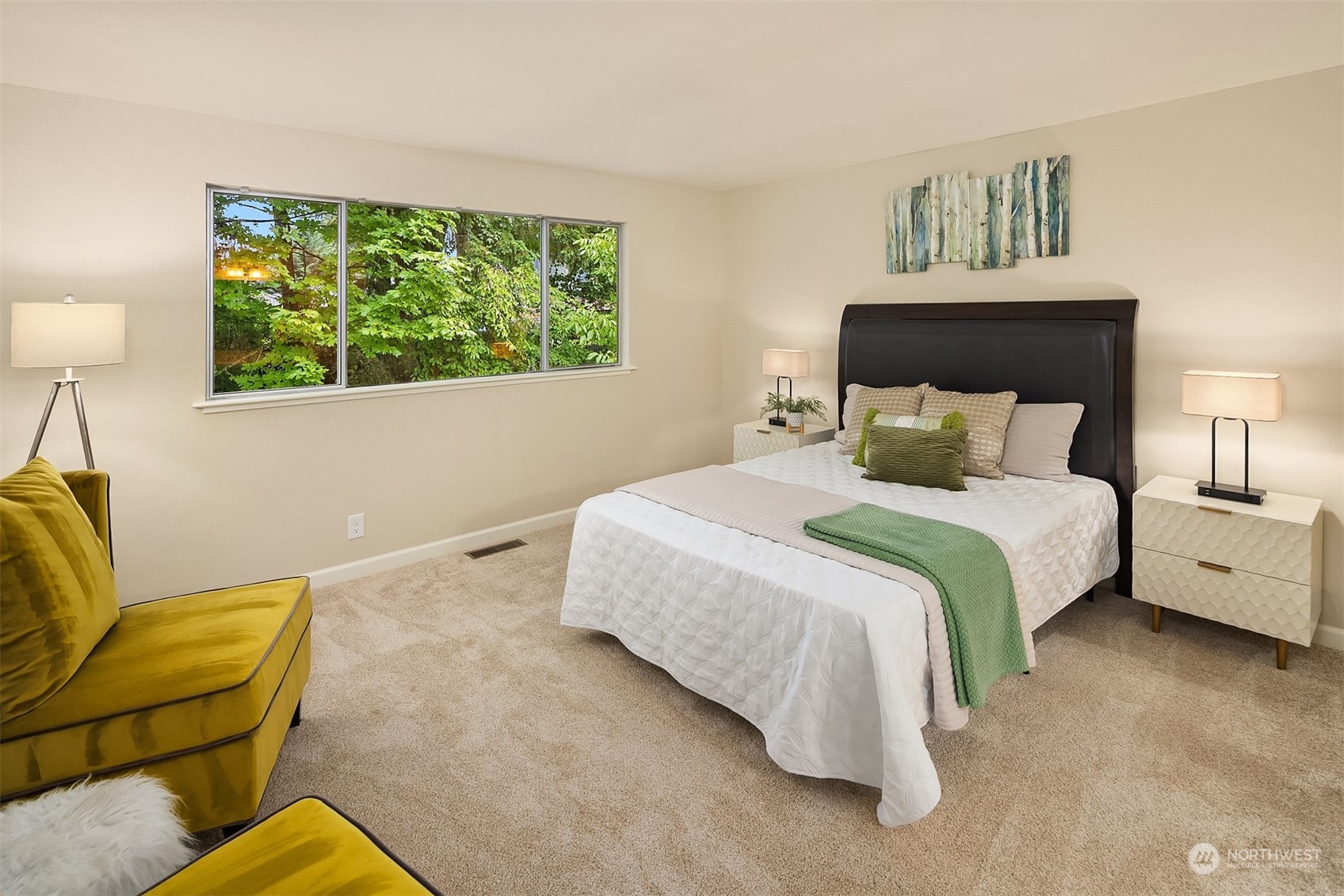 16617 24th Drive Southeast Bothell, WA 98012 - Photo 18 of 29 a bedroom with a bed and wooden floor