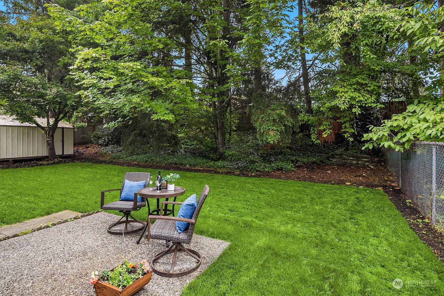 16617 24th Drive Southeast Bothell, WA 98012 - Photo 28 of 29 a backyard of a house with seating space