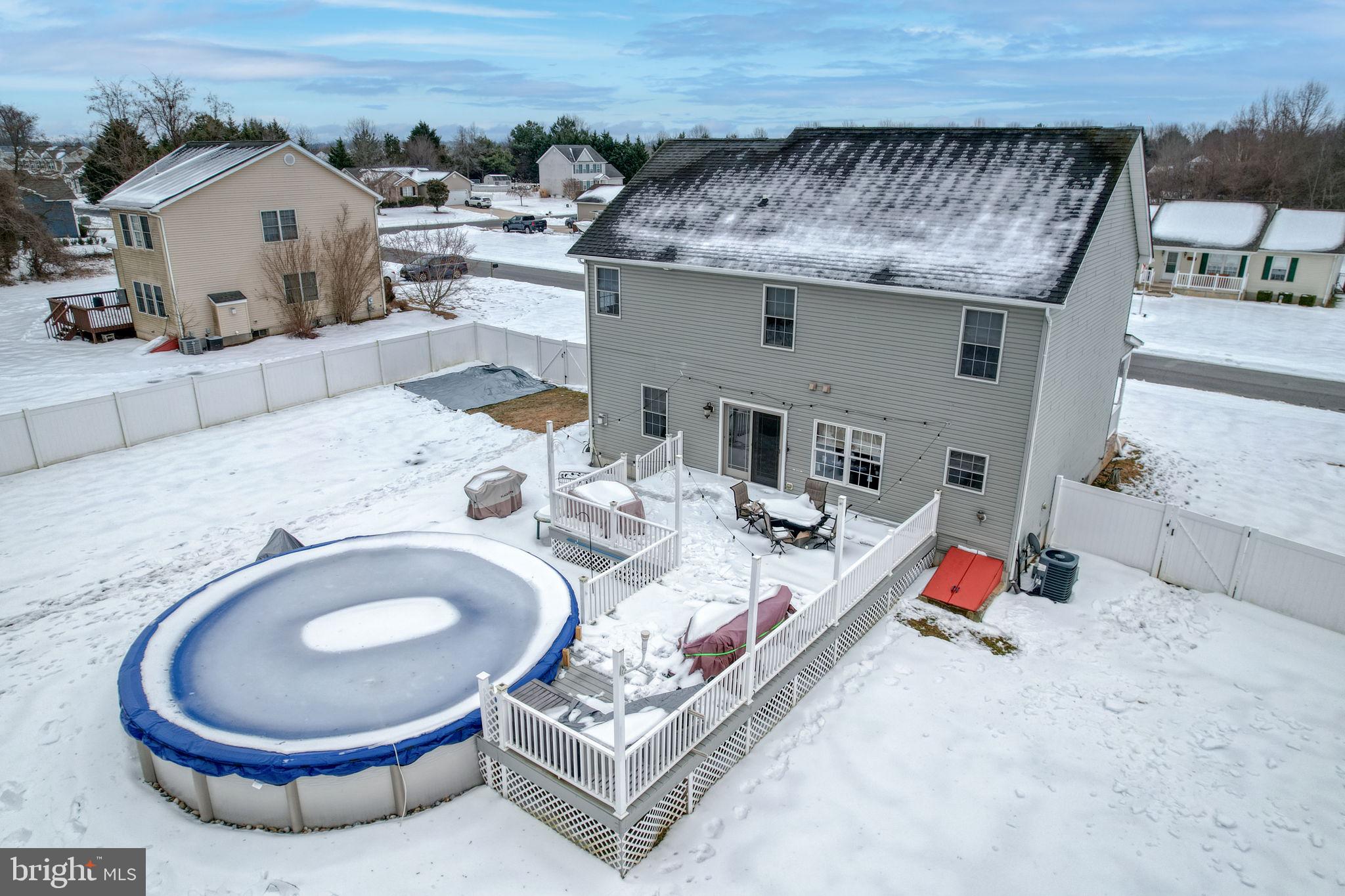46 West Chestnut Ridge Drive Magnolia, DE 19962 - Photo 32 of 41 Upgraded Above Ground Pool