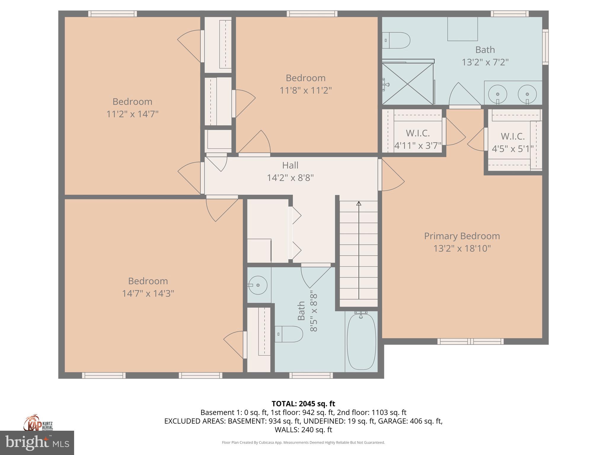 46 West Chestnut Ridge Drive Magnolia, DE 19962 - Photo 40 of 41 Floor Plan
Second Level