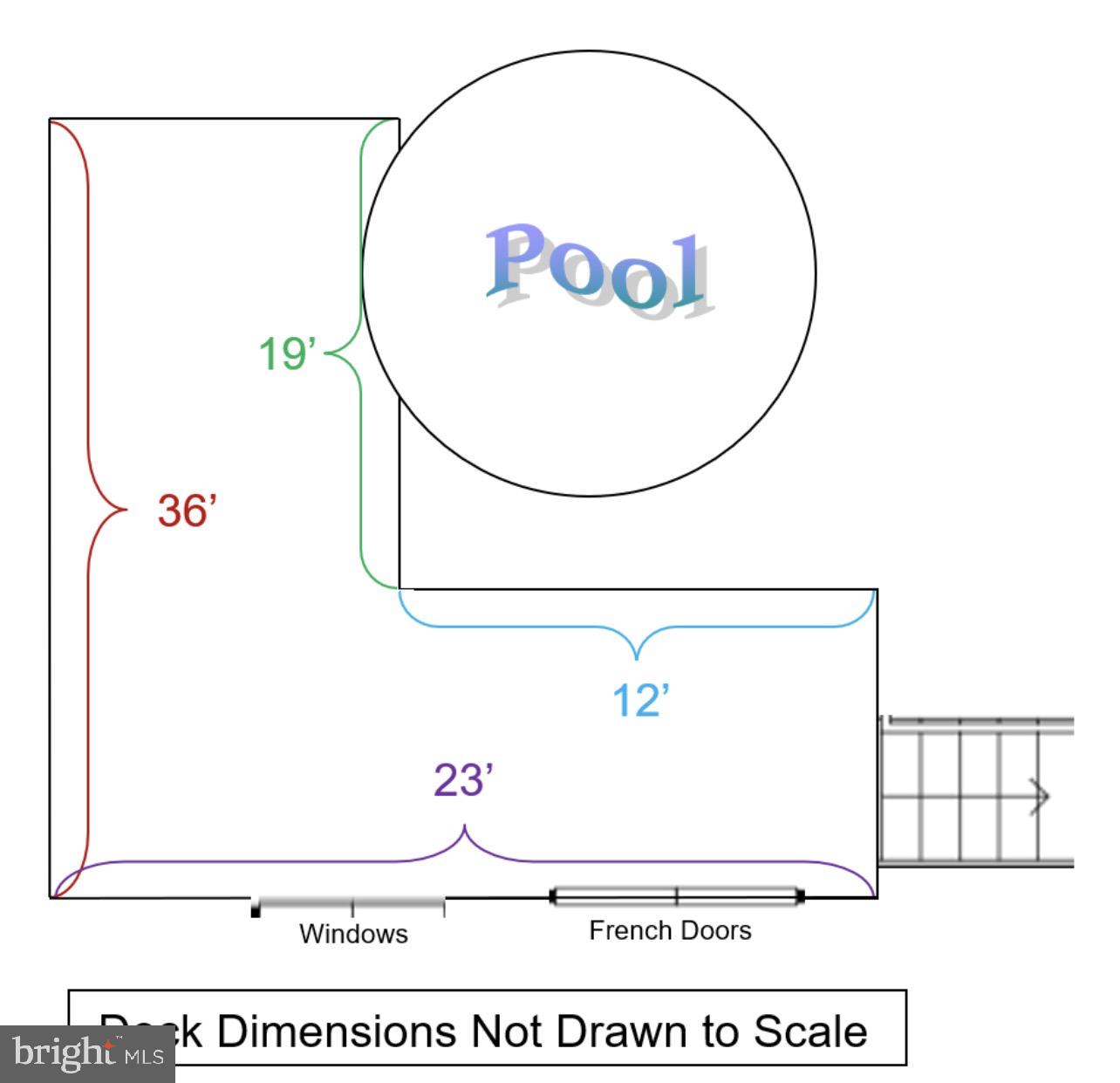 46 West Chestnut Ridge Drive Magnolia, DE 19962 - Photo 38 of 41 Deck Dimensions