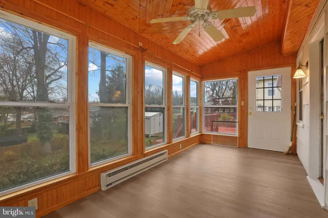 a view of front door with hallway