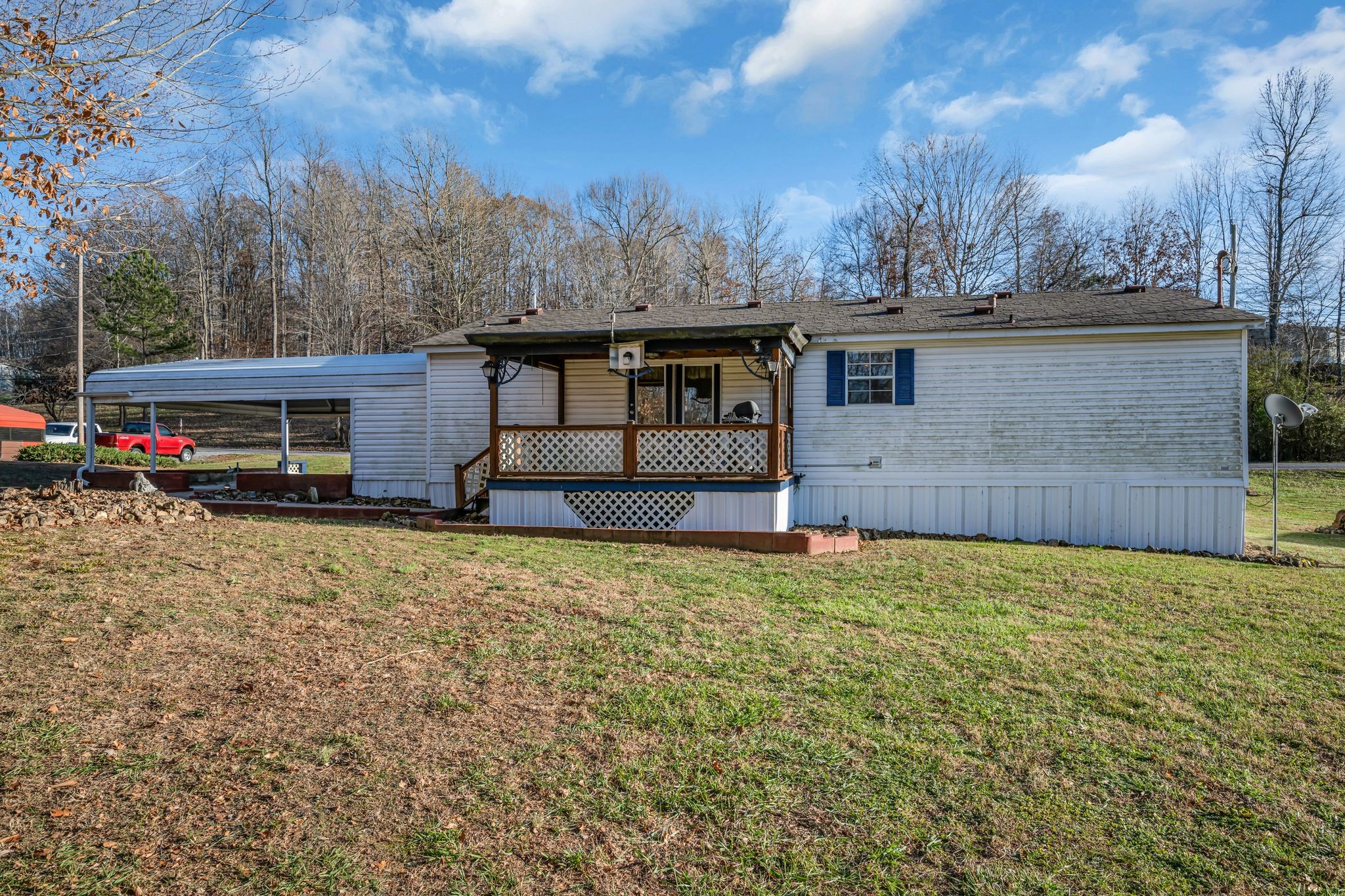 11364 Potts Hollow Road Lyles, TN 37098 - Photo 28 of 29 a backyard of a house with lots of green space