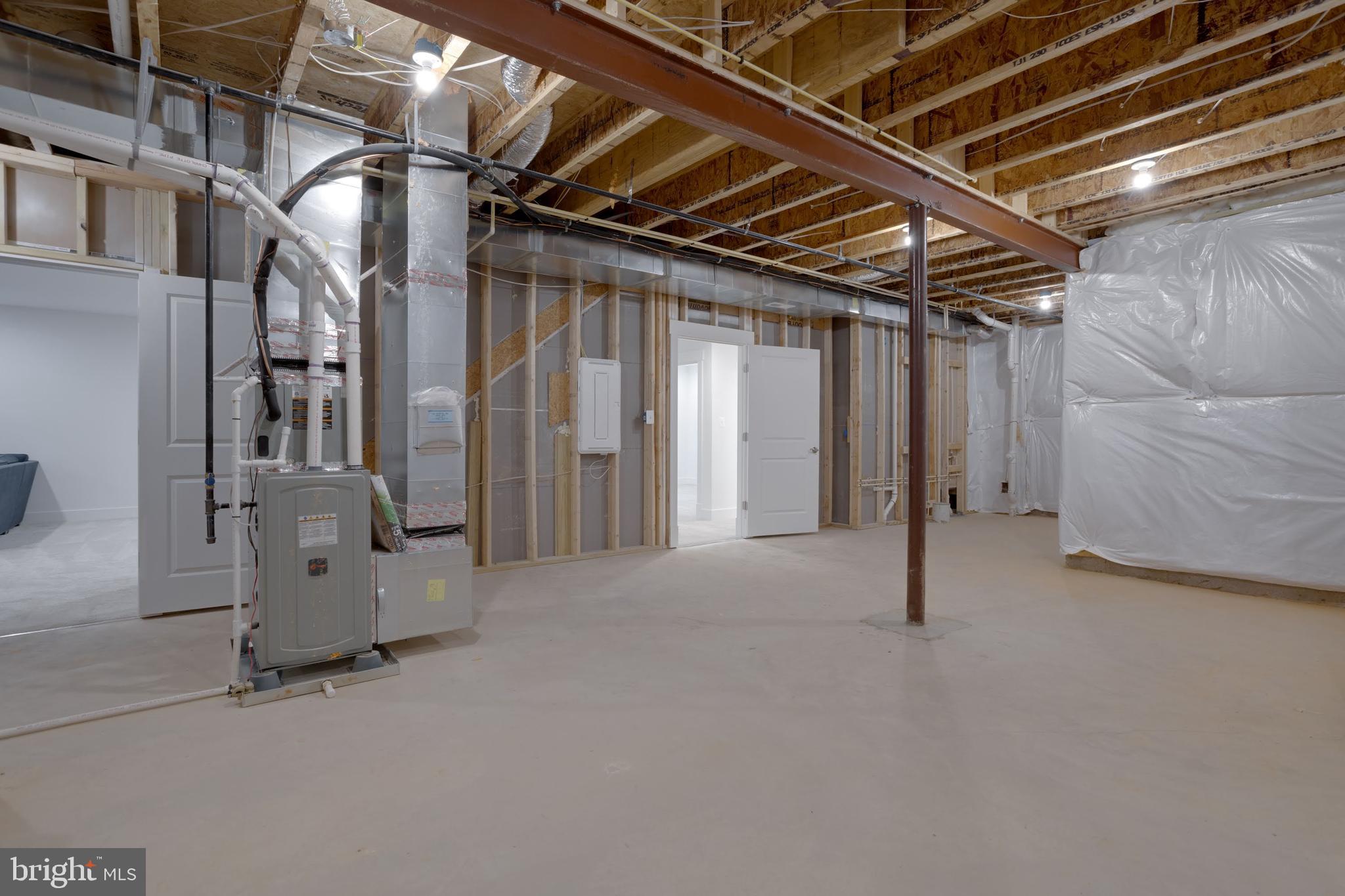 4104 Hunt Road Fairfax, VA 22032 - Photo 55 of 66 Lower level unfinished space