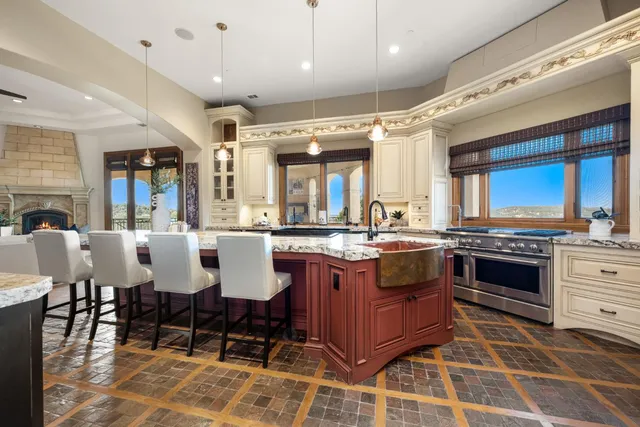 a view of an entryway with a front door