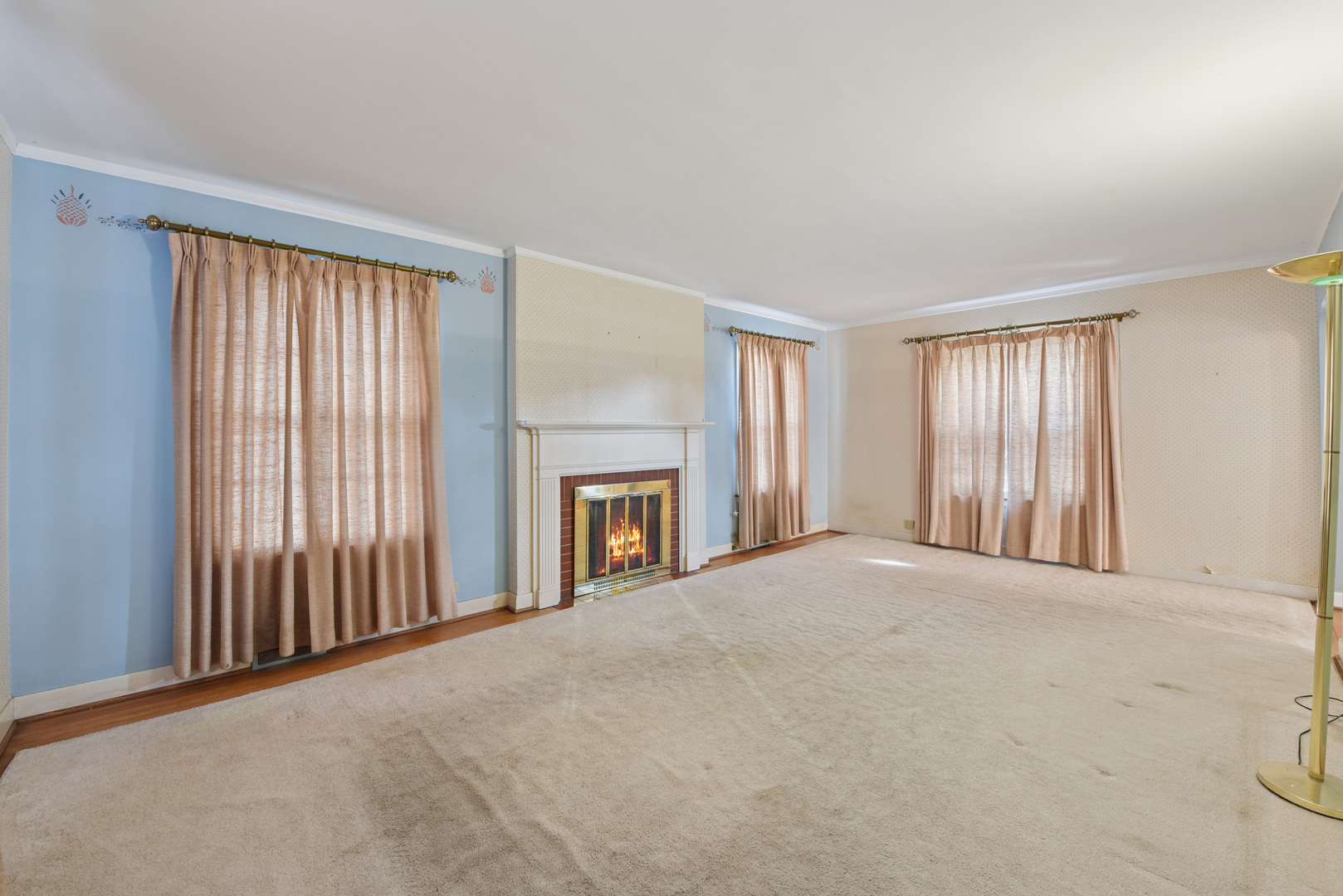 240 North Willow Road Elmhurst, IL 60126 - Photo 4 of 45 a view of an empty room with window and fireplace