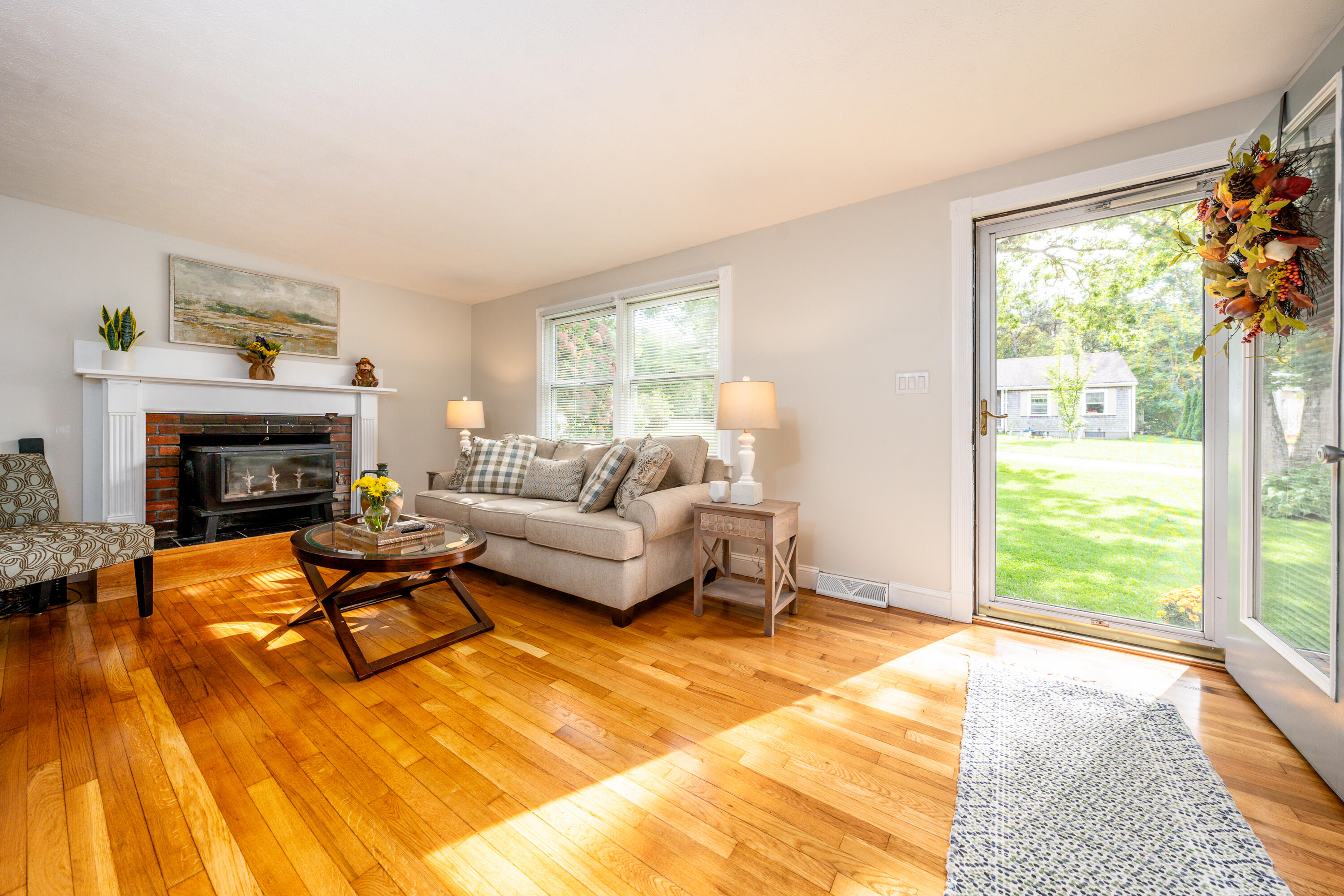 20 Tabor Road Forestdale, MA 02644 - Photo 14 of 27 a living room with furniture and a fireplace