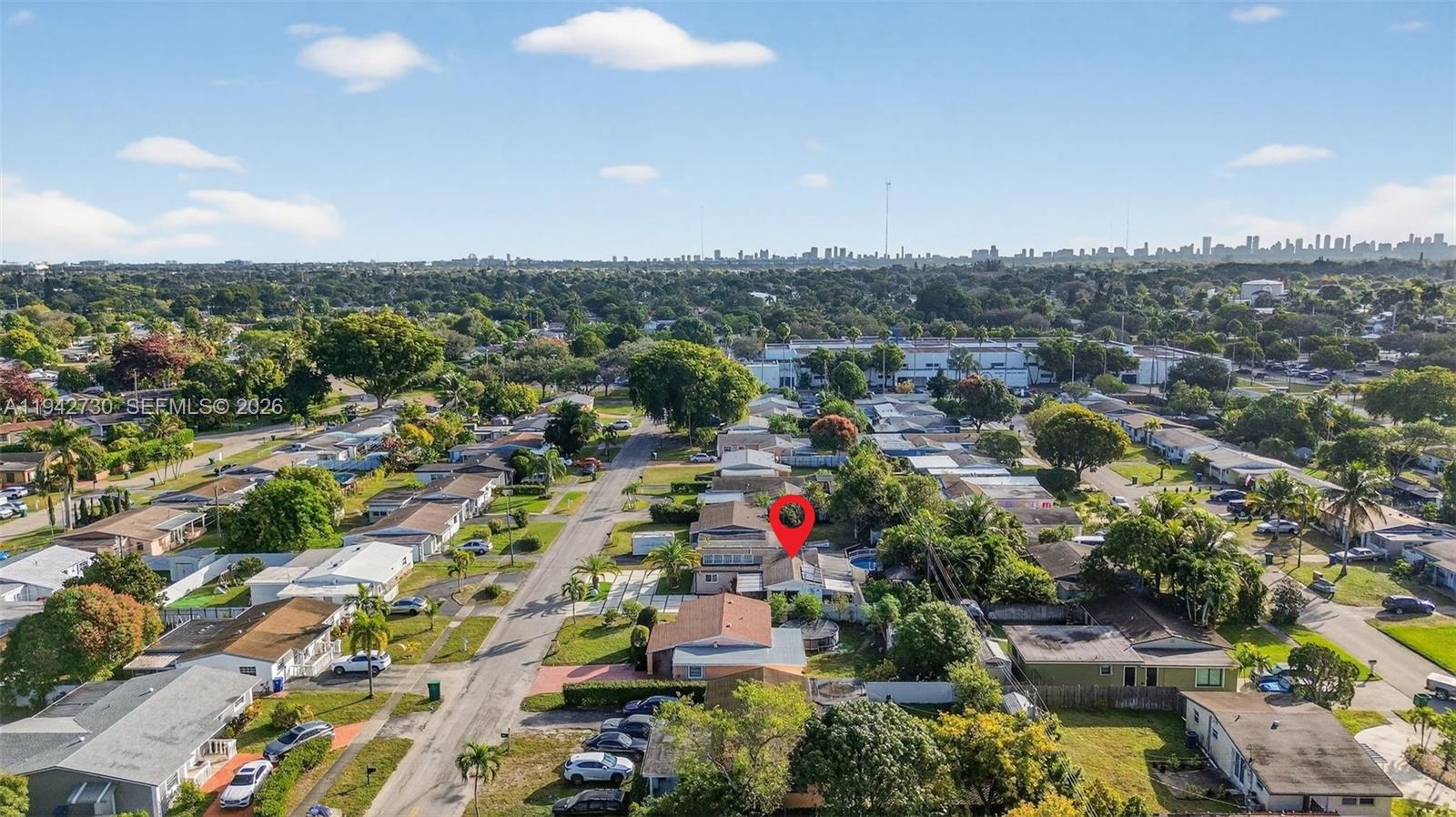 6970 Southwest 24th Street Miramar, FL 33023 - Photo 35 of 39 an aerial view of residential house with outdoor space
